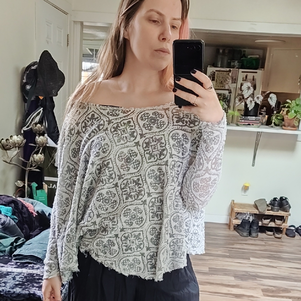 Free People Off White Sweater